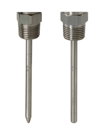 Pointed tip and blunt tip thermometer probes