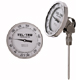 AA375R Adjustable Angle Thermometer, 3 inch dial, 304SS wetted parts