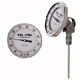 AA575R Adjustable Angle Thermometer, 5 inch dial, 304SS wetted parts