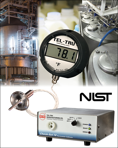 Tel-Tru NIST traceable temperature instruments
