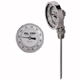 BC350R Bottom Connect Thermometer, 3 inch dial, 304SS wetted parts