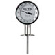 Sanitary Bimetal Thermometer with 3" dial and bottom connection, SBC350R