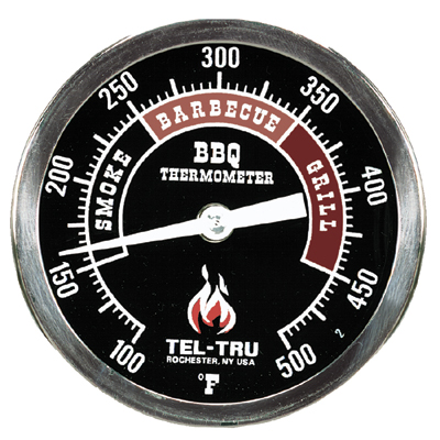 Tel-Tru BQ325R GRILL Edition Thermometer - 3 Stem