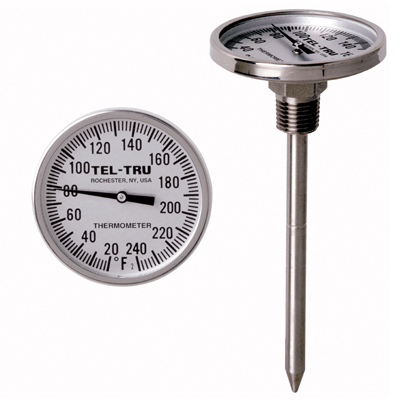 WGI WL31105 Bi-metal Thermometer 1/2" NPT 2 1/2" Stem WOW !