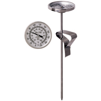 Laboratory Testing Thermometer LT225R, 2 inch dial and 8 inch stem, 0/220 degrees F