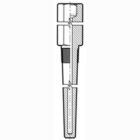 Heavy Duty Threaded Thermowell, with Lag 260TWHE