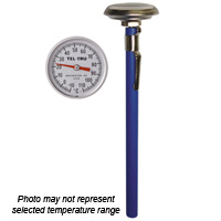 Refrigerator/Freezer Thermometer AD44R, 1-3/8 inch dial, 5 inch stem, -40/160 degrees F